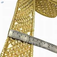 Golden Zari Lace