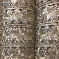 Golden Cutwork Lace
