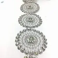 Silver Cut Work Lace