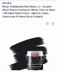 Ritver Black Board Paint