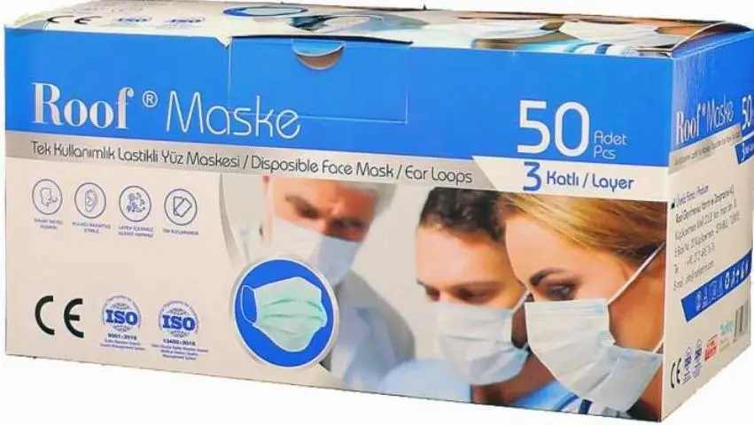 Otg - Surgical 3 Ply Mask Type1 Ce & Iso