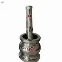 Stainless Steel Oval Mortar And Pestle Set
