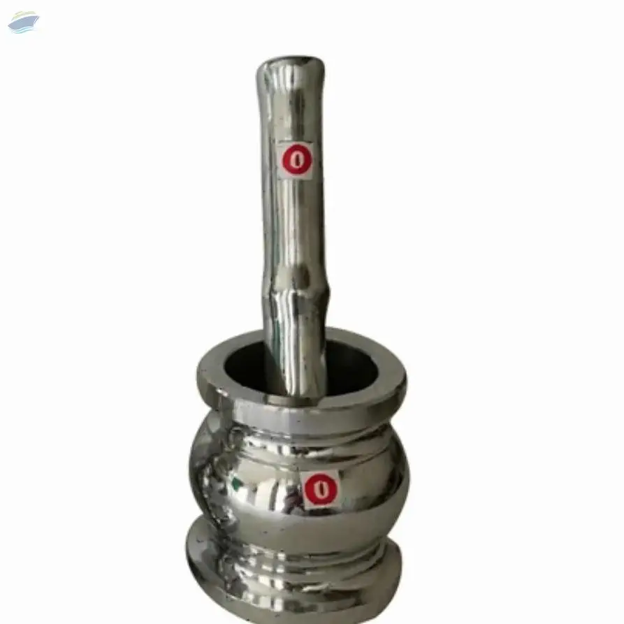 Stainless Steel Oval Mortar And Pestle Set