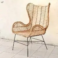 Rattan Chair Angelica Rattan Iron