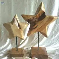 Teak Home Deco Star Set