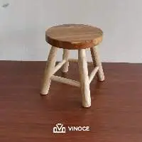 Teak Wood Small Furniture Branch Stool