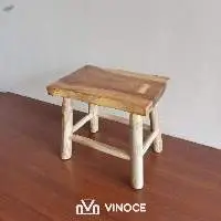 Suar & Teak Wood Furniture Branch Stool