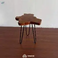 Teak Wood & Iron Furniture Live Edge