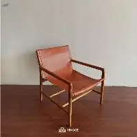 Leather Furniture Kelsey Armchair Brown