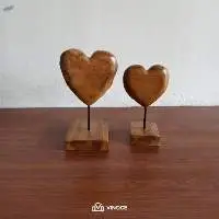 Teak Home Decor Love Set