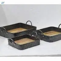 Designer Wood & Metal Kitchen Trays