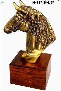 Fengshui Brass Metal Horse Figurine