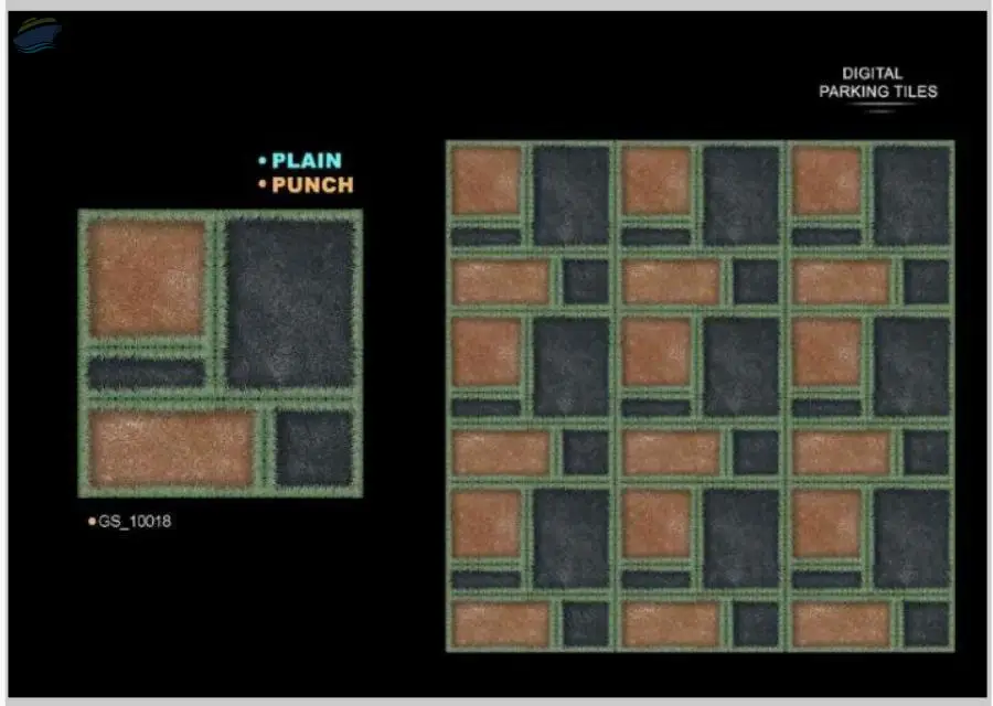 Digital Outdoor Parking Tiles