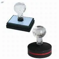 Rubber Stamp Crystal Handles