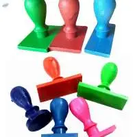Plastic Rubber Stamp Handle