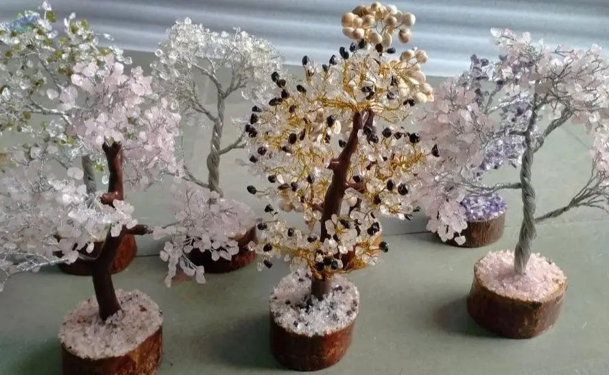 Gemstone Bird Tree
