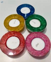 Agate T Light Holder