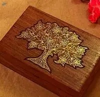 Intricate Luxury Carving Wooden Box