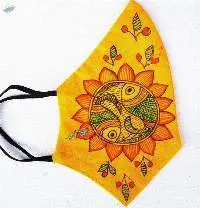 Handpainted Cotton Mask