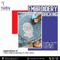 Embroidery Backing