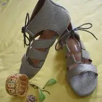 Grassy Light Green Sandals