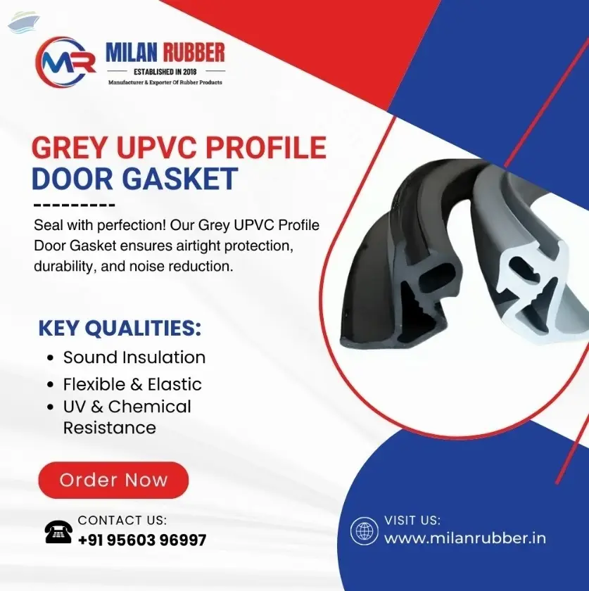Grey UPVC Profile Rubber