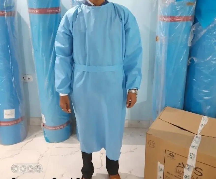 Disposable Surgical Gown for Medical Surgery