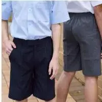 Formal Shorts With Elasticised Waist