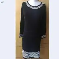 Ladies Knitted Stripes Dress