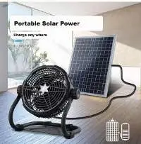 Solar Multifunction Fan With LED Light