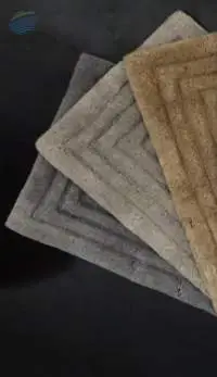 Triple Racetrack Tufted Bathmat