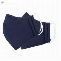 Nano Silver Navy Adult Mask 2 PACK