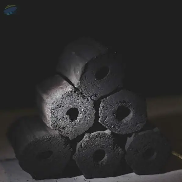 Hexagonal Charcoal Briquette