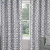 Polyester Jacquard Grommet Curtain
