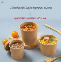 Brown Kraft Soup Box 8OZ