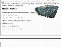 Manganese