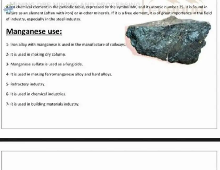 Manganese