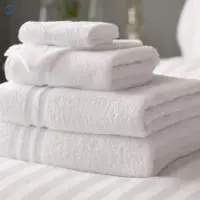 Swift White 100% Cotton Bath Towel