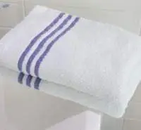 100% Cotton Bath Sheet-Blue Headers