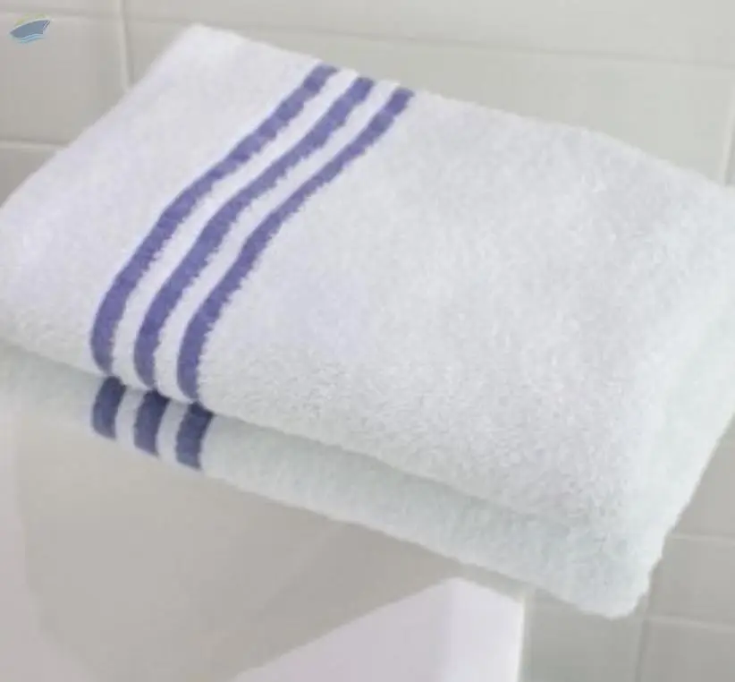 100% Cotton Bath Sheet-Blue Headers