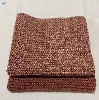 100% Organic Cotton Knitted Dishcloths