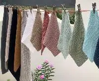 100% Organic Cotton Knitted Tea Towels