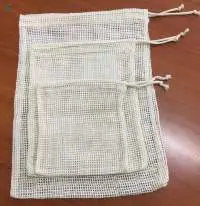 100% Organic Cotton Laundry Net Bag