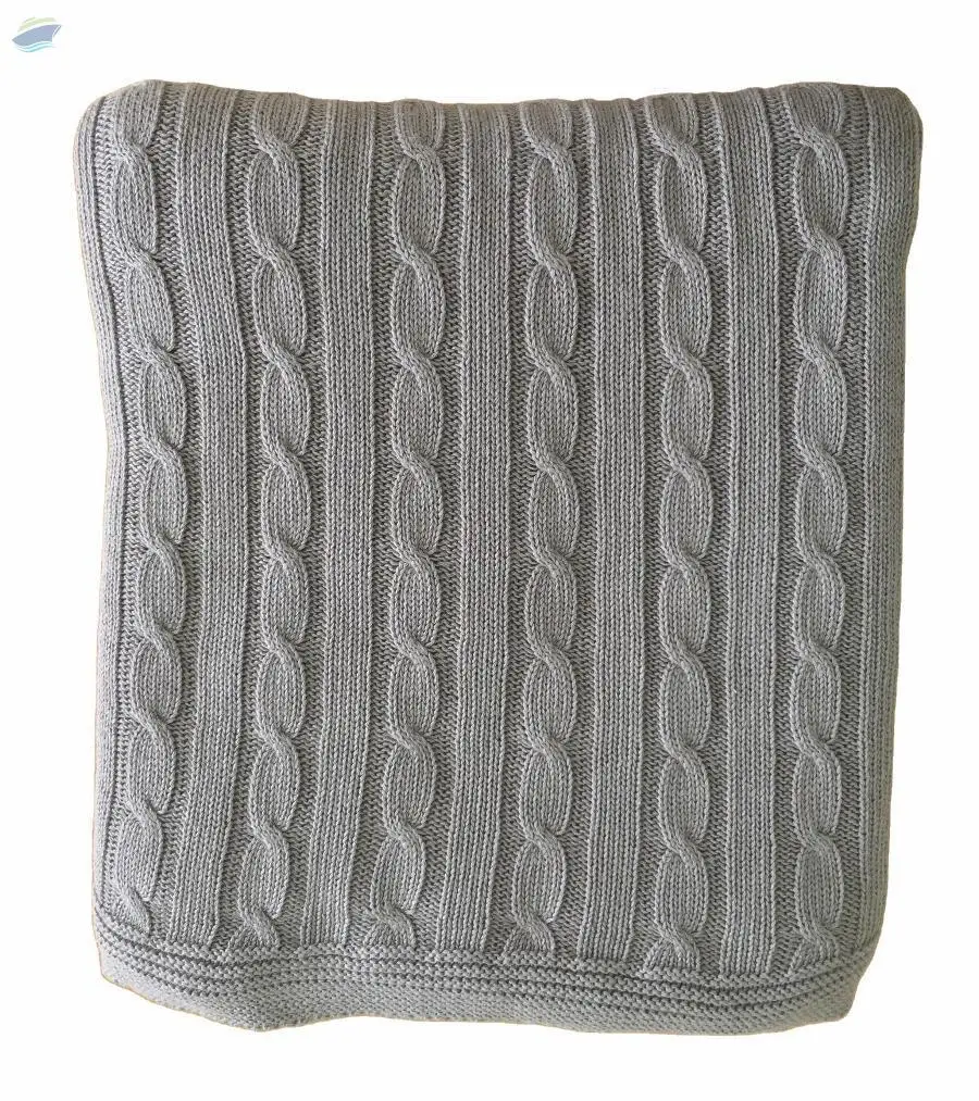 Cable Knitted Blanket