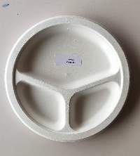 Compartmental Round Biodegradable Plates