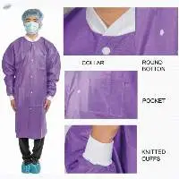 SMS Disposable Medical Lab Coats