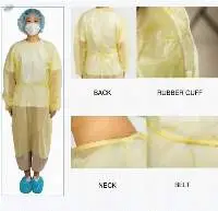 Sewing Isolation Gown Pp Medical Isolation Gown