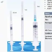 Vaccine Syringe With Needle
