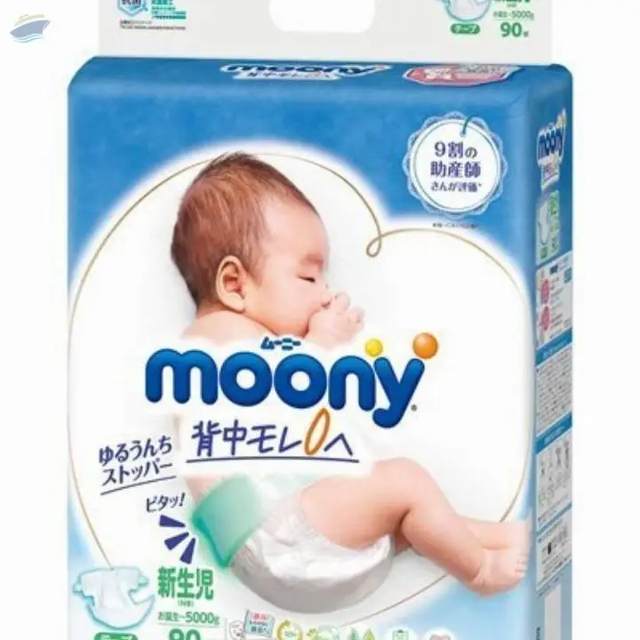 Soft Breathable Leak Guard Baby Moony Diapers