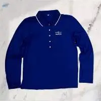 Men's Shell Button Embroidered Polo Shirt